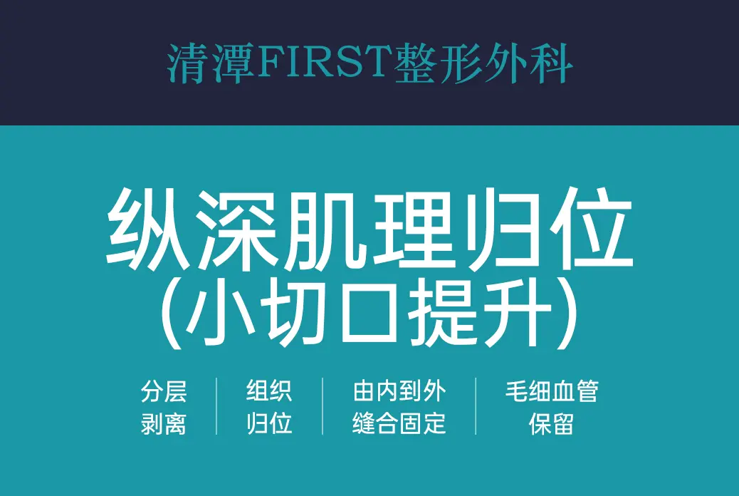 【纵深肌理归位 小切口提升】由内到外缝合固定