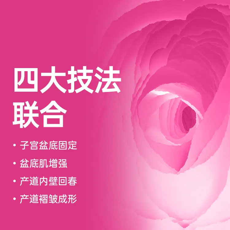 【Four Techniques Combined】 Uterine pelvic floor fixation, pelvic floor muscle enhancement, vaginal wall rejuvenation 1