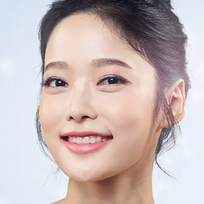 Embedded double eyelid