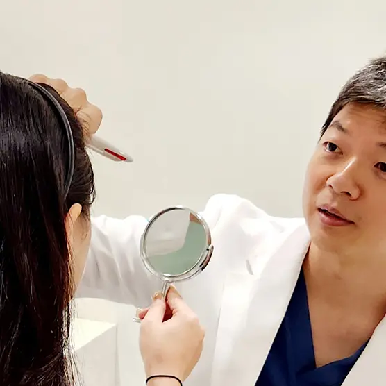 women Hairline transplantation