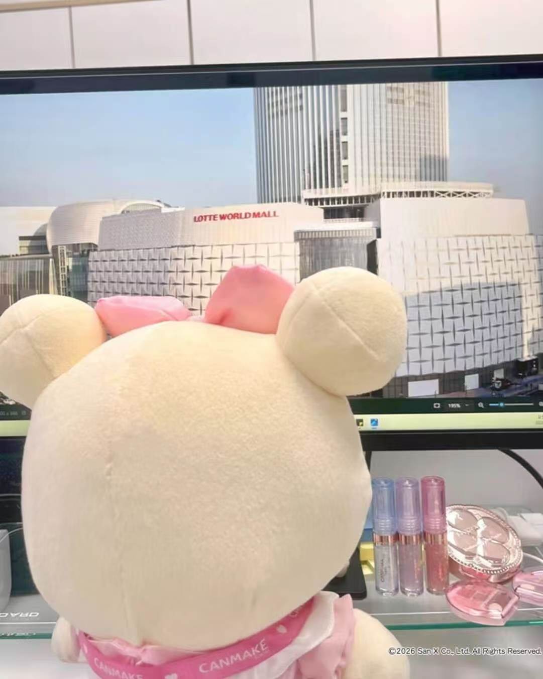 💗来蚕室Canmake快闪店，就送正装眼影！懒懒熊联名萌翻了