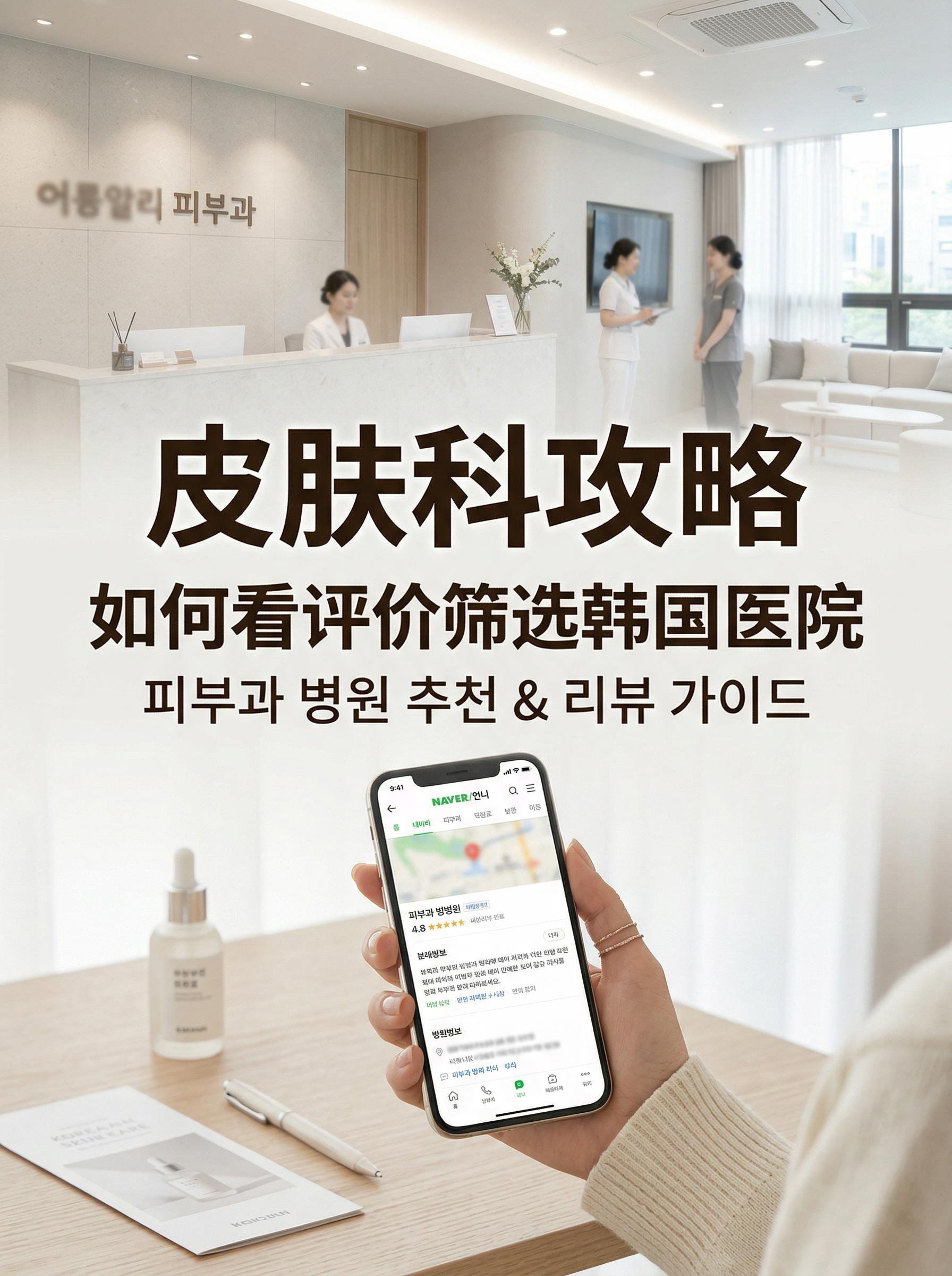 皮肤科攻略/如何看评价筛选韩国医院？