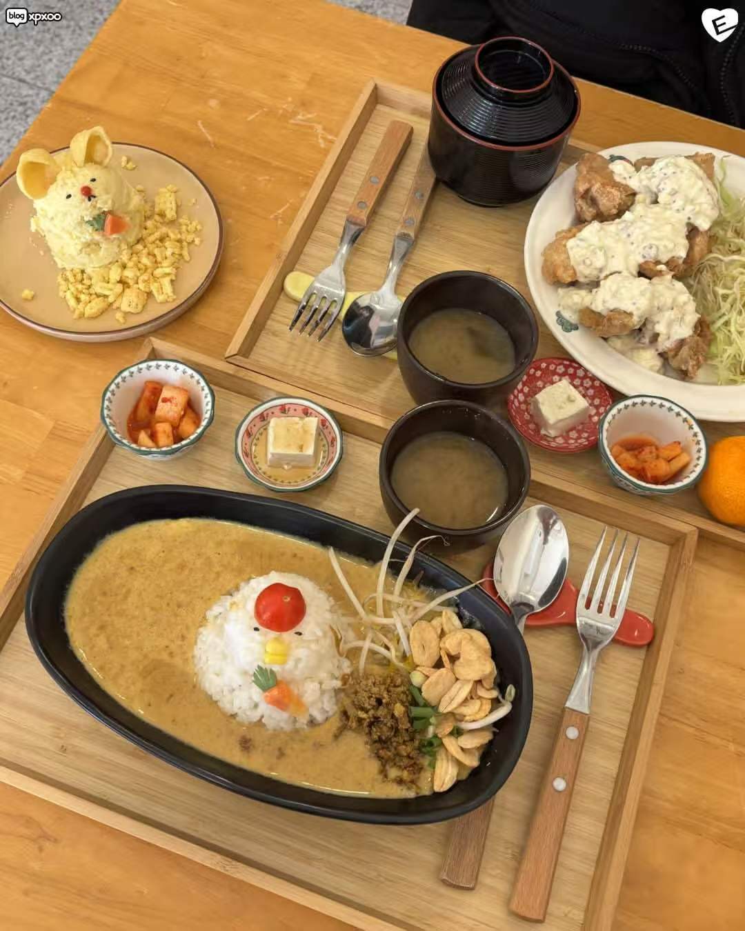 🐤首尔超可爱咖喱店！鸭子咖喱萌到舍不得吃～