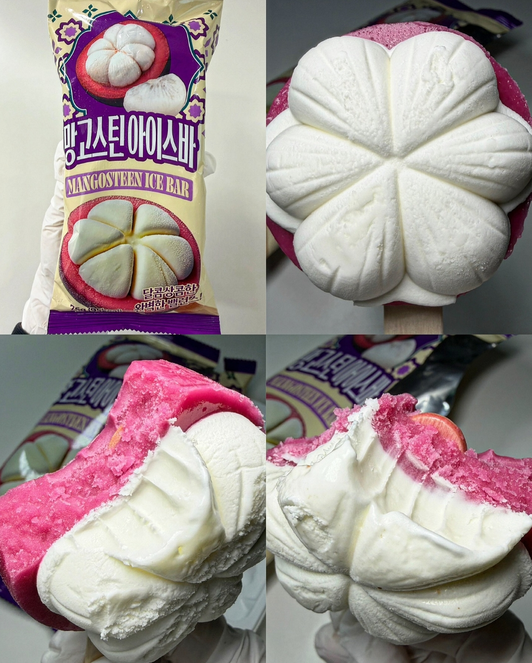 🥭韩国7-11新品｜山竹冰淇淋也太会搭了吧！
