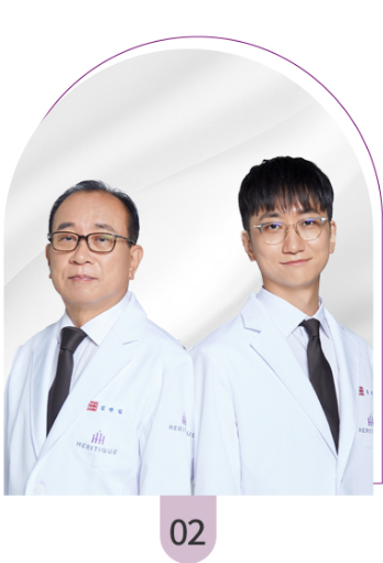 Dr. Kim Jung-yeop and Dr. Kim Man-gil at Dermatology Heureti