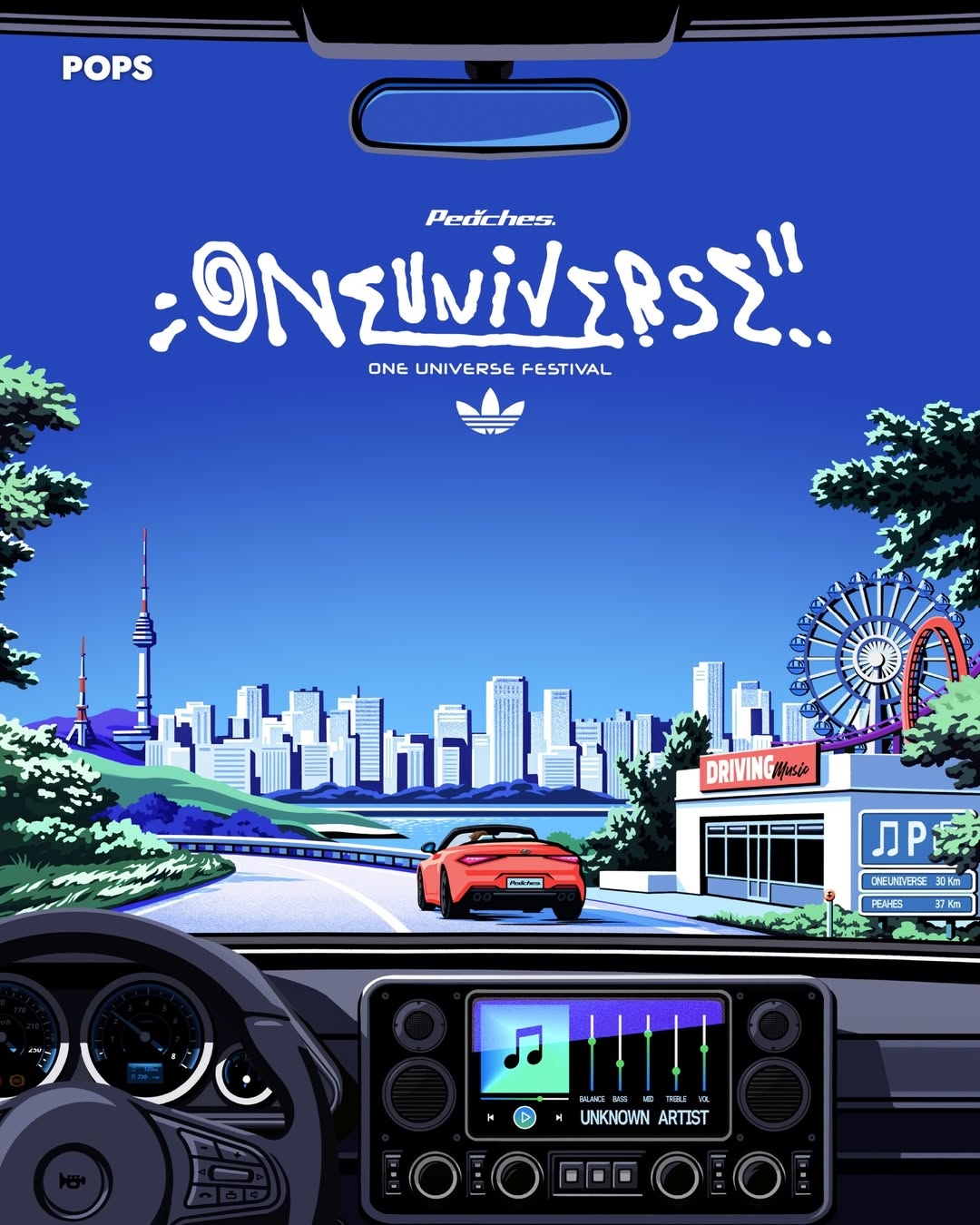 韩国夏日音乐节「OUF 2026」回归，主题：驾驶音乐🚗