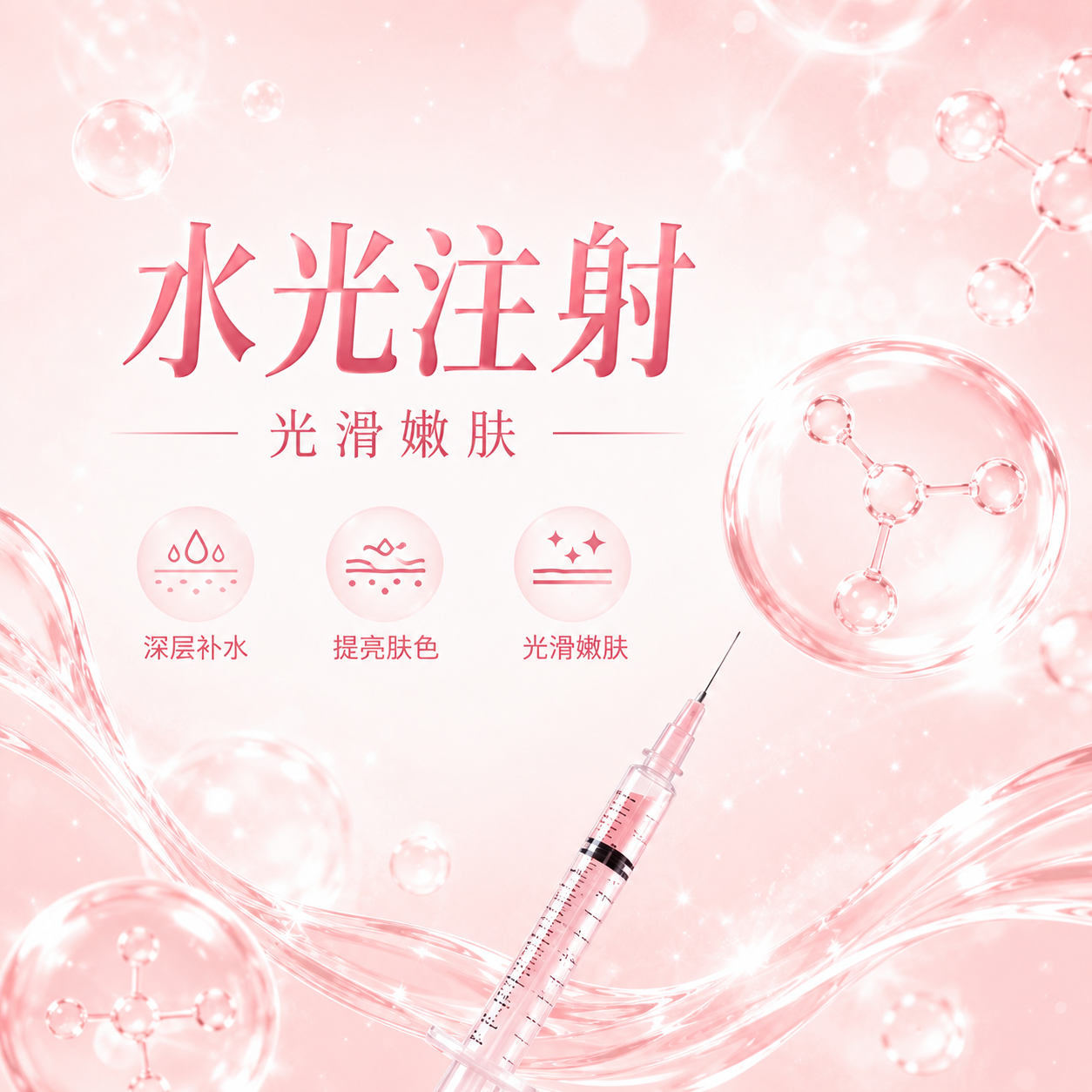 乔雅登长效水光 1cc(手打) + 丽珠兰黑盒 2cc(手打) + 面膜