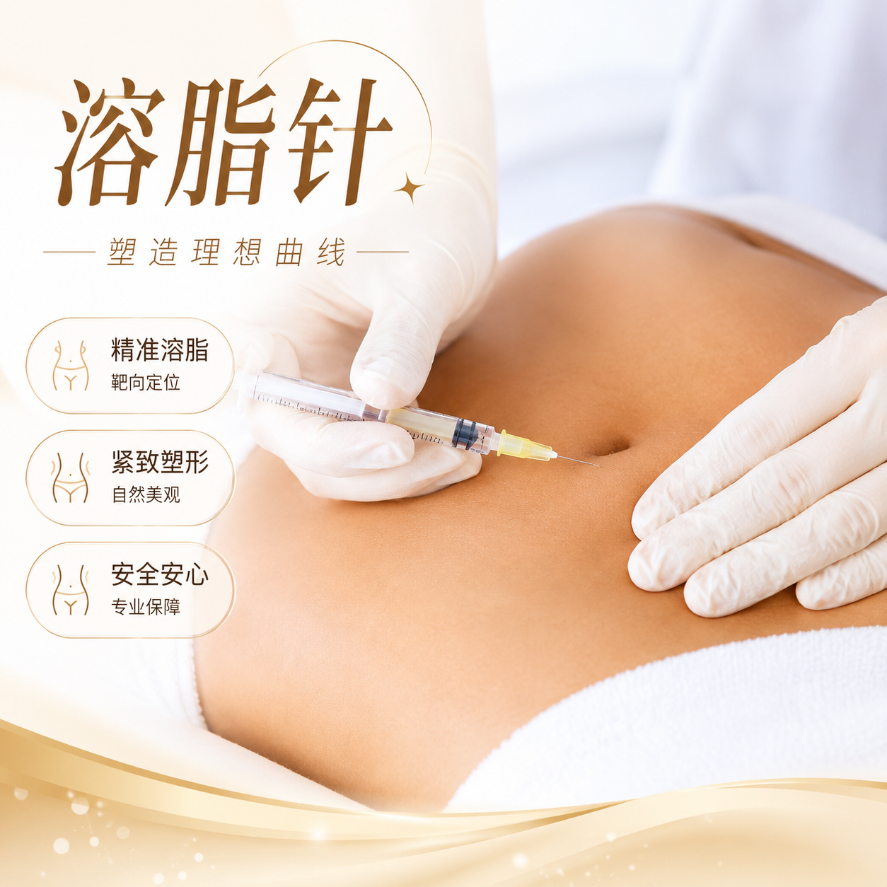 溶脂针 5cc + Onda 30KJ