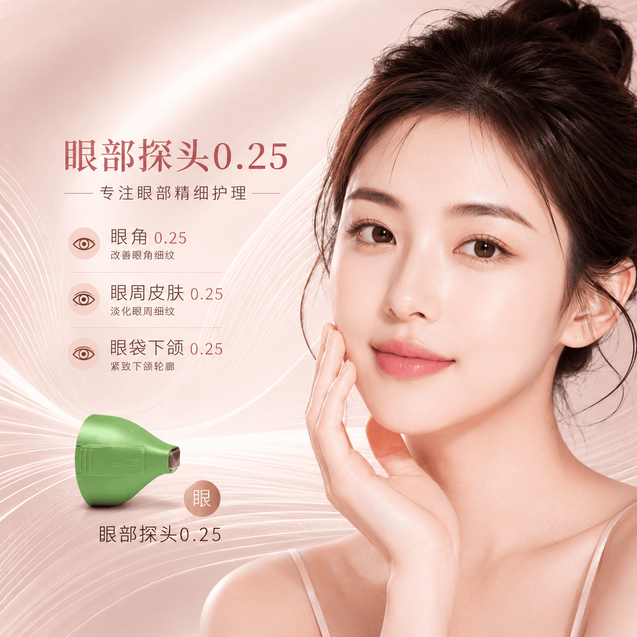 Thermage FLX 225 เข็มสำหรับบริเวณดวงตา + Thermage FLX 300 เข็มจากสหรัฐอเมริกา