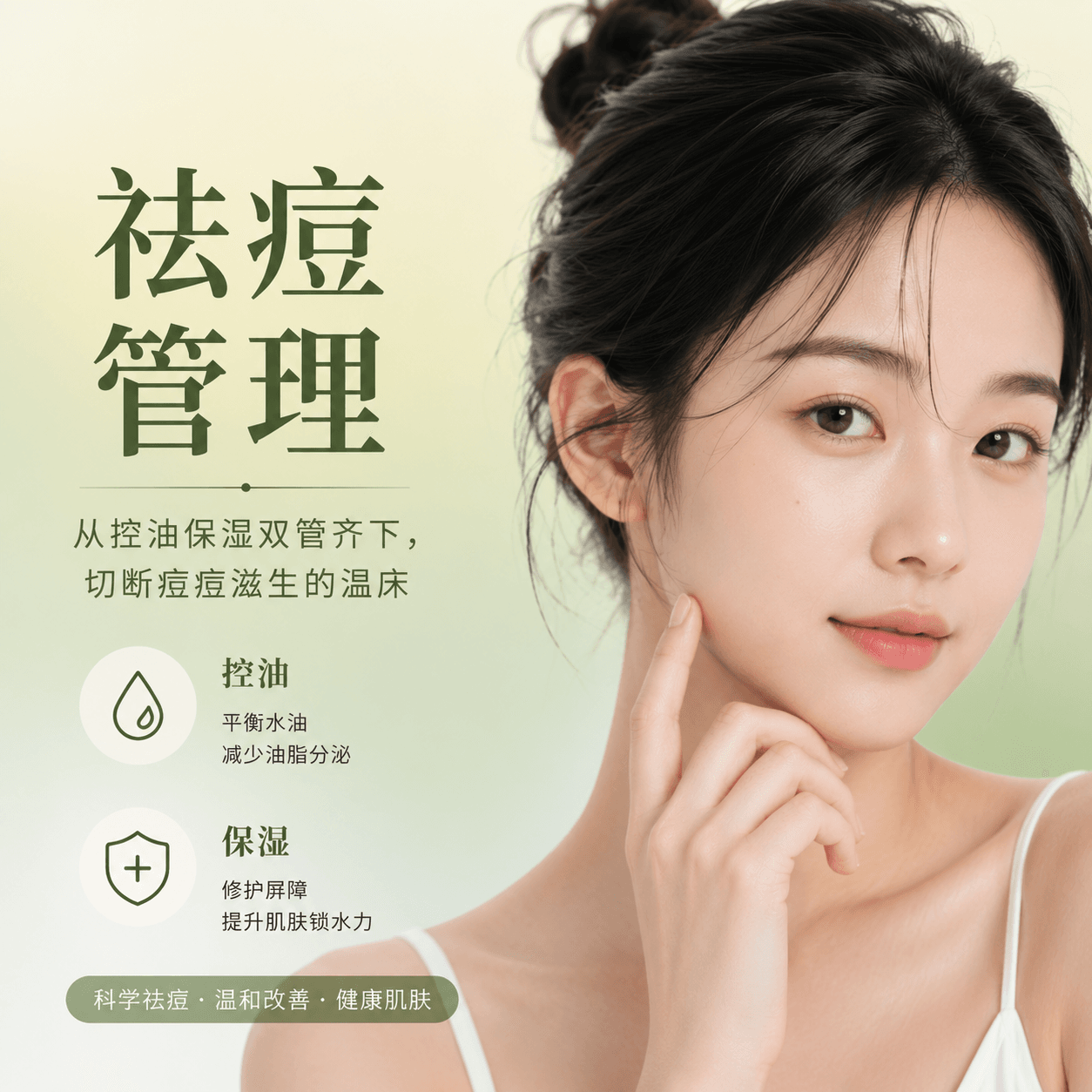 痘痘壓出+再生 5次