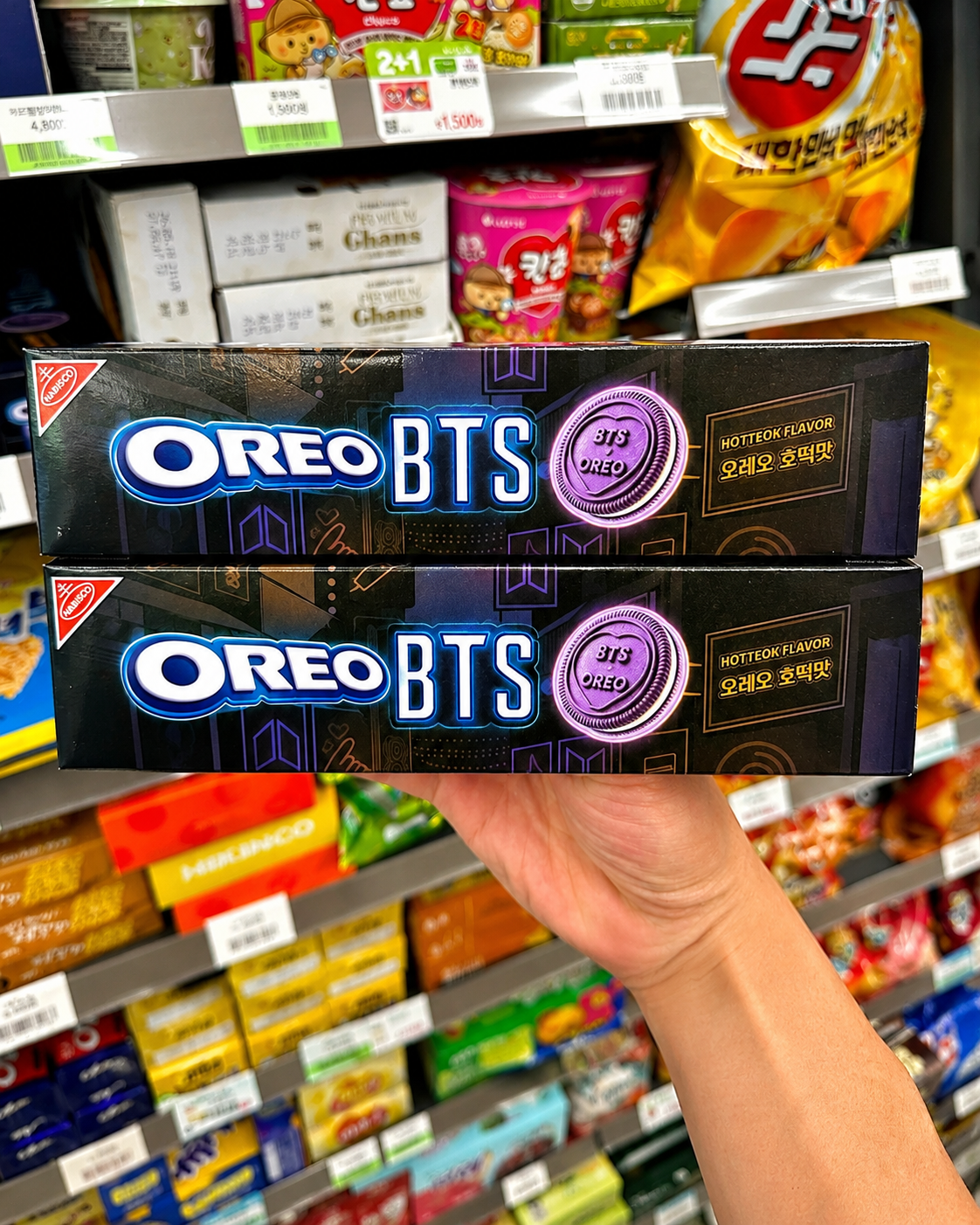 🍪韩国限定！BTS联名奥利奥出了“糖饼味”，甜到心坎里