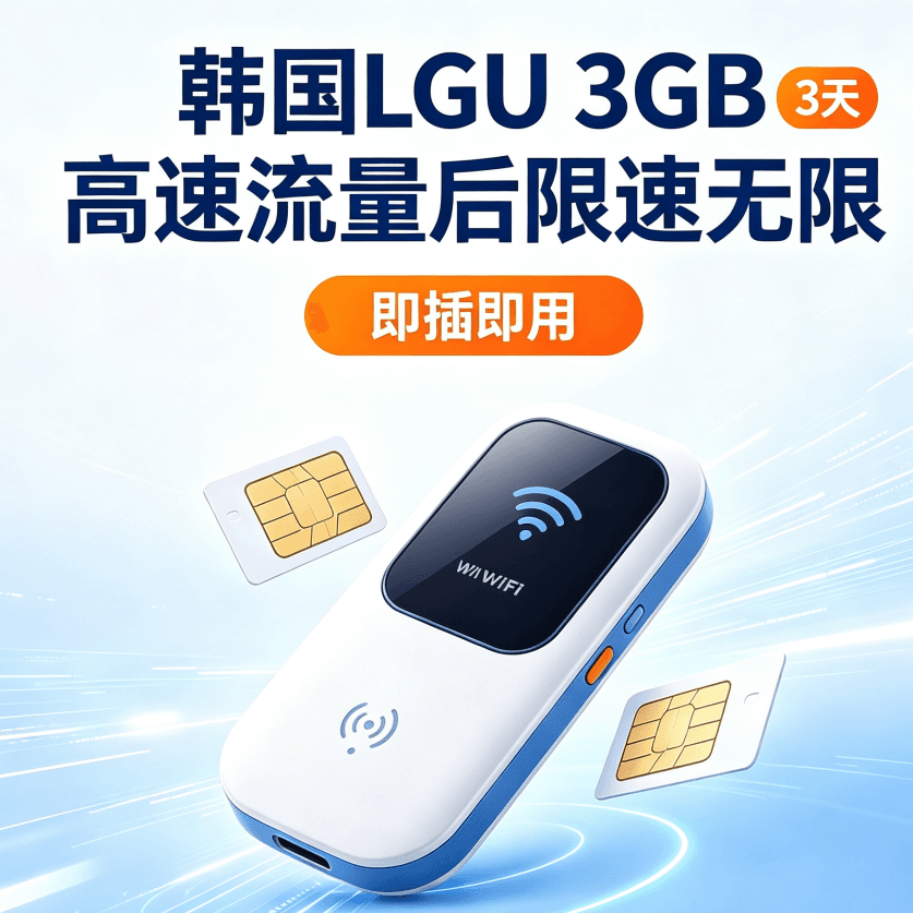 3GB高速データプラン 3日間