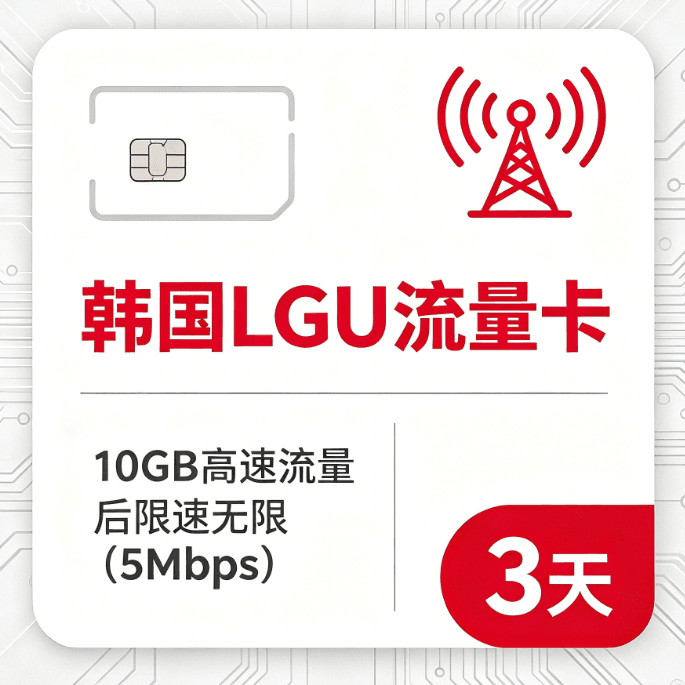 10GB高速データプラン 3日間
