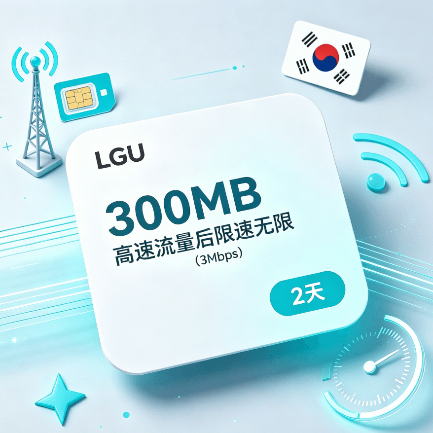 300MB高速データ通信2日間プラン