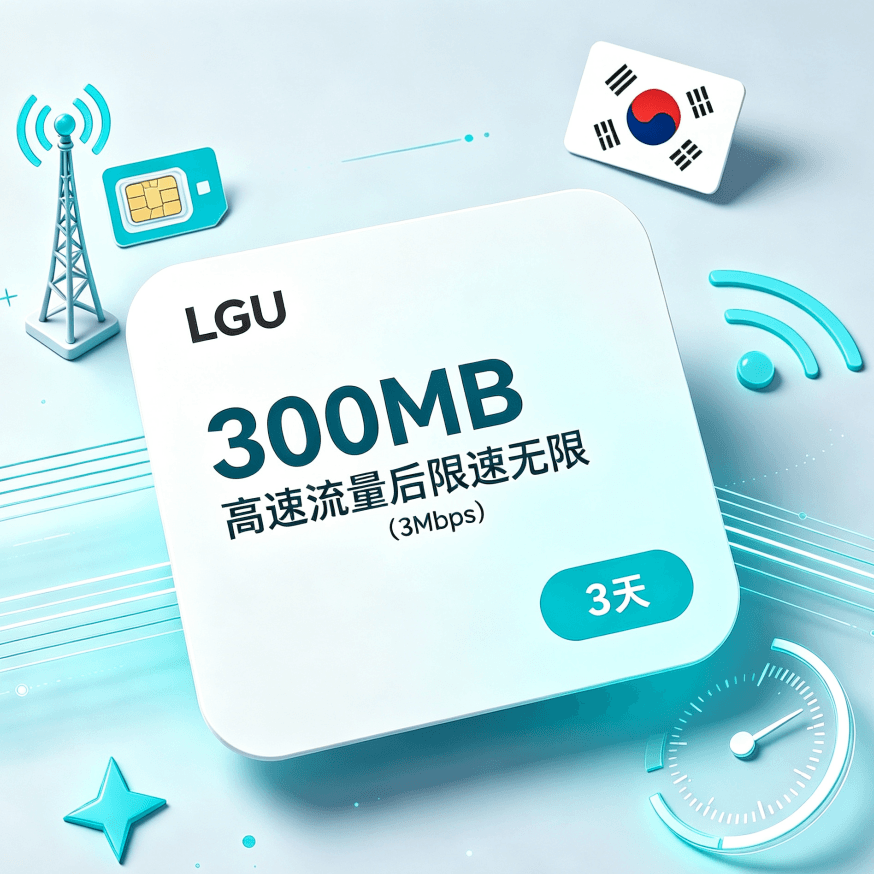 300MB高速データ通信3日間パッケージ