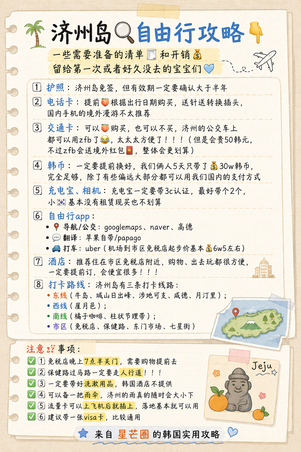 济州岛🔎自由行攻略👇