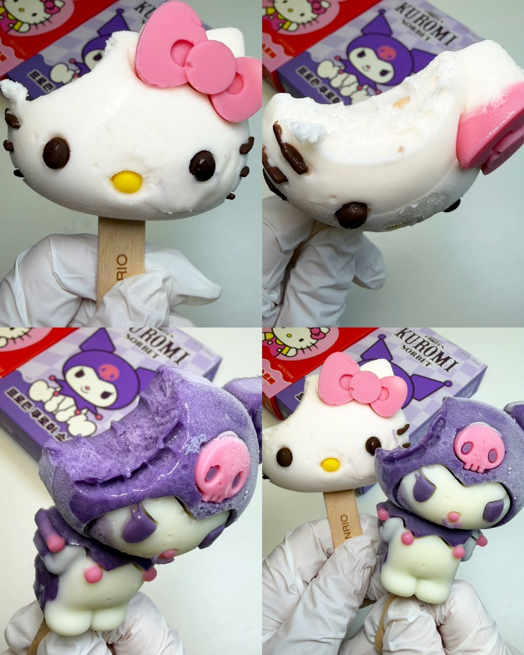 🍇CU新出的库洛米&Kitty猫雪糕！！