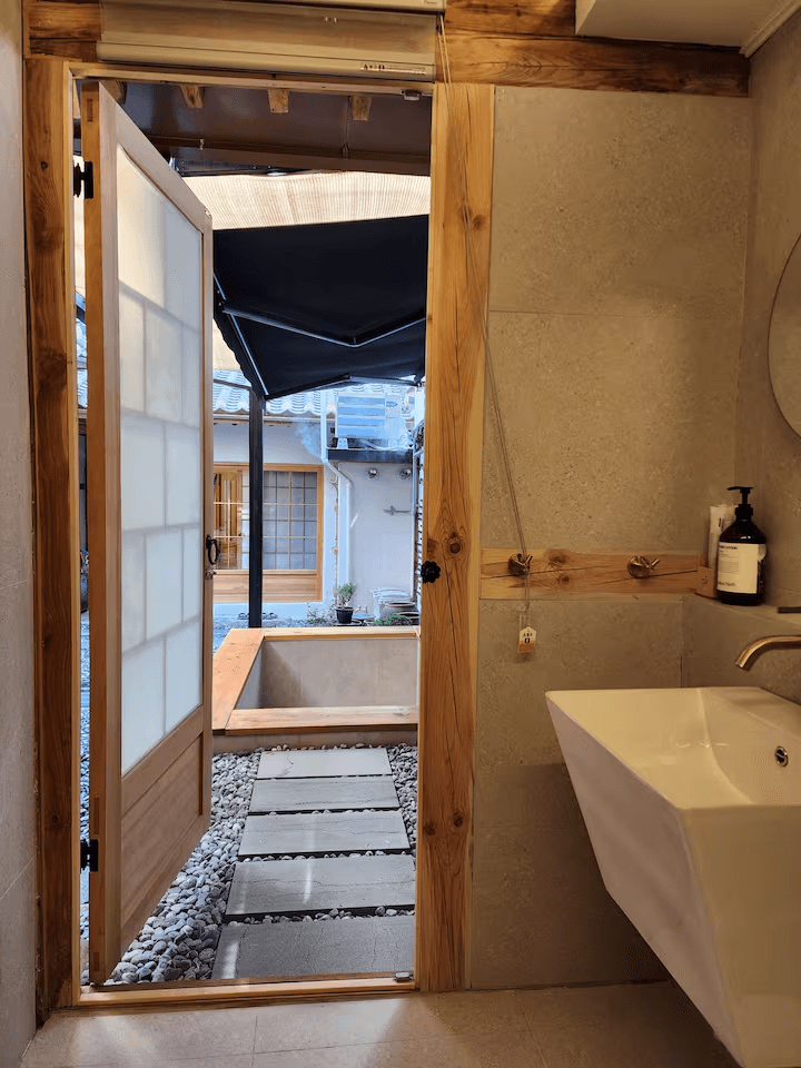 Airbnb – Traditional Korean hanok, just 2 minutes’ walk to the subway station, 1 minute away from the airport bus stop. Residence · 3 bedrooms / 4 beds... 2