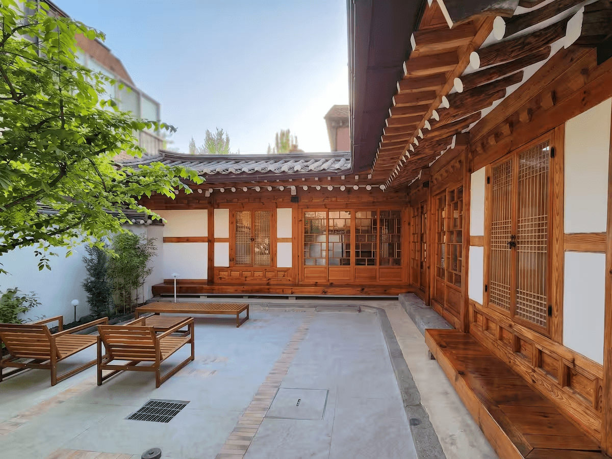 Airbnb – Gyeongbokgung/Hanok Homestay, accommodates up to 10 people / 3 bedrooms, 5 beds, 2 bathrooms · 3 bedrooms / 5 beds... 2