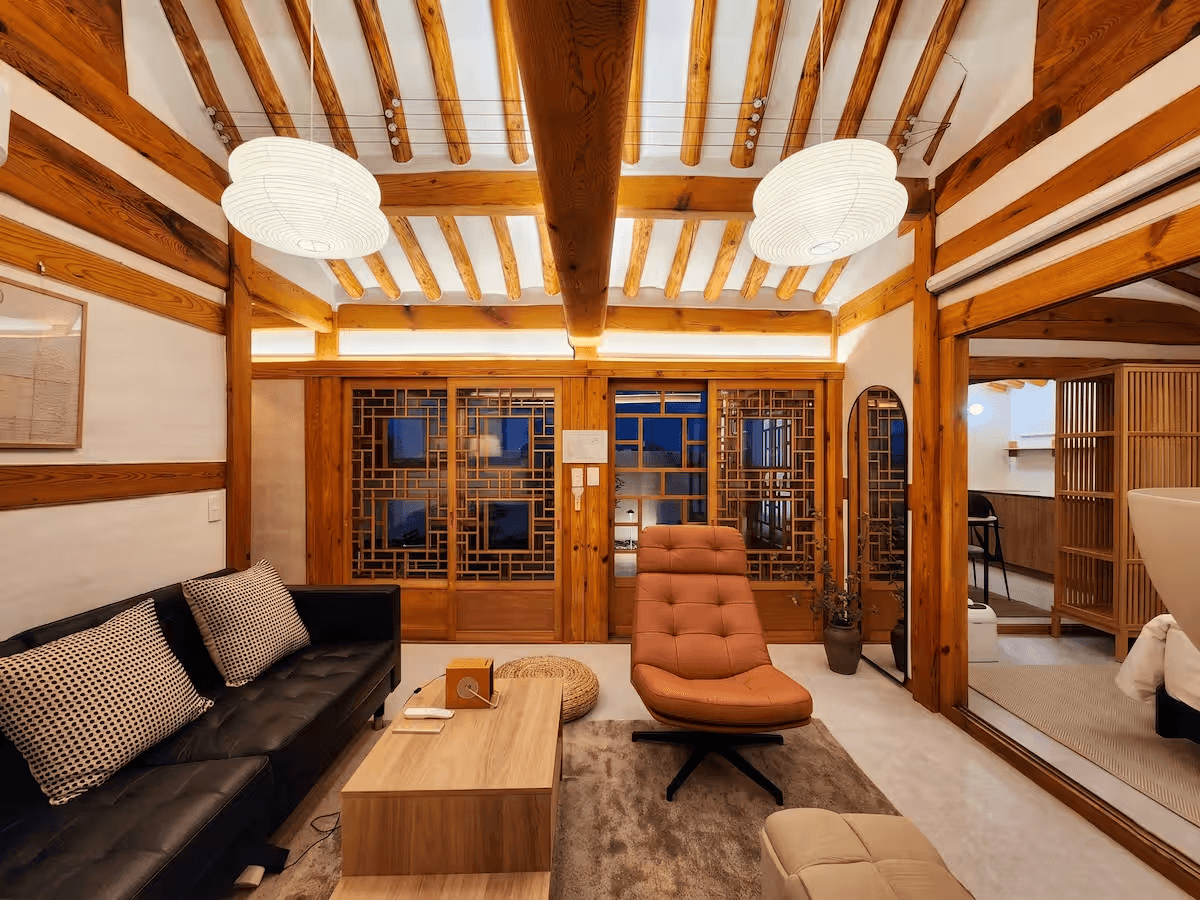 Airbnb – Gyeongbokgung/Hanok Homestay, accommodates up to 10 people / 3 bedrooms, 5 beds, 2 bathrooms · 3 bedrooms / 5 beds... 3